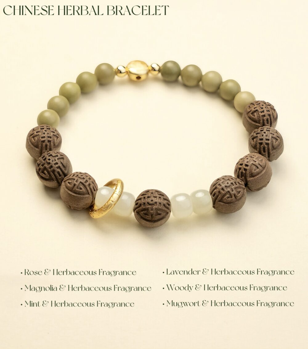 [Qinglian] Herbal essence medicine fragrant traditional Chinese medicine energy bracelet intangible cultural heritage - Image 5