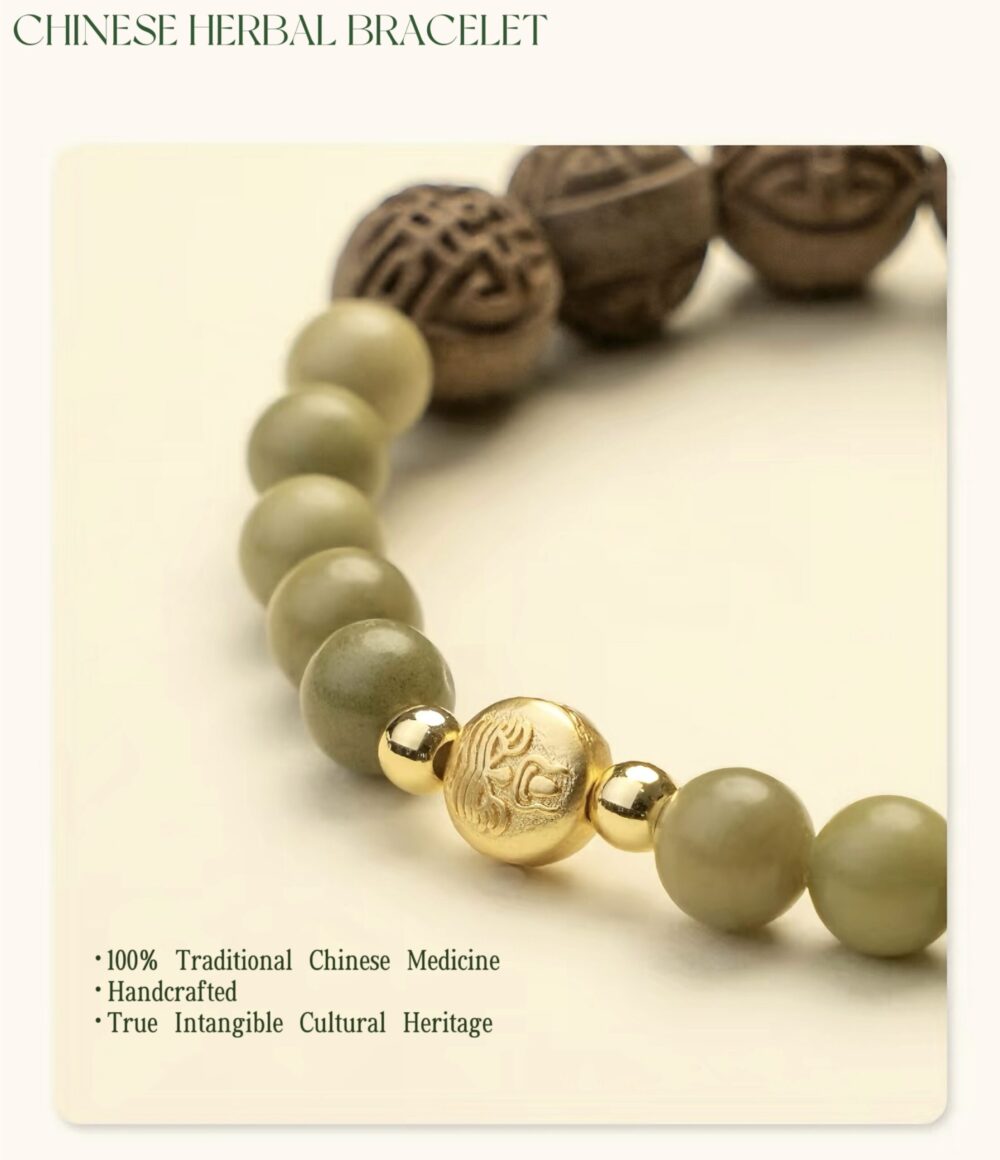 [Qinglian] Herbal essence medicine fragrant traditional Chinese medicine energy bracelet intangible cultural heritage - Image 4