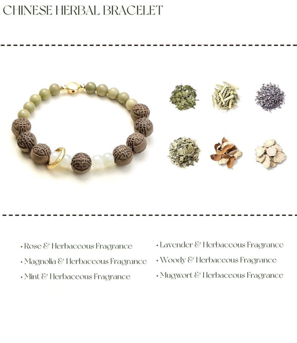 [Qinglian] Herbal essence medicine fragrant traditional Chinese medicine energy bracelet intangible cultural heritage - Image 3