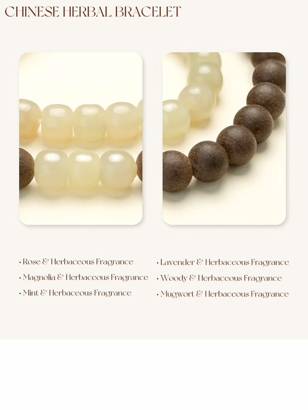 [Meditation] Herbal essence medicine fragrance Chinese medicine energy bracelet intangible cultural heritage - Image 2