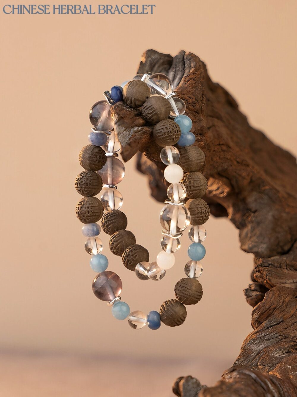 [Lanzhoudu] Herbal essence medicine fragrant traditional Chinese medicine energy bracelet intangible cultural heritage - Image 2