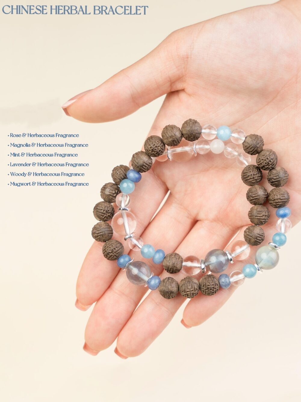 [Lanzhoudu] Herbal essence medicine fragrant traditional Chinese medicine energy bracelet intangible cultural heritage - Image 3