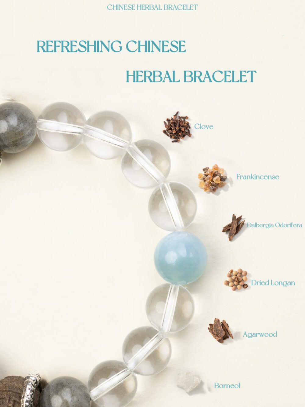 [Empty Desire] Herbal Essence Medicine Fragrance Traditional Chinese Medicine Energy Bracelet is a masterpiece. - Image 4