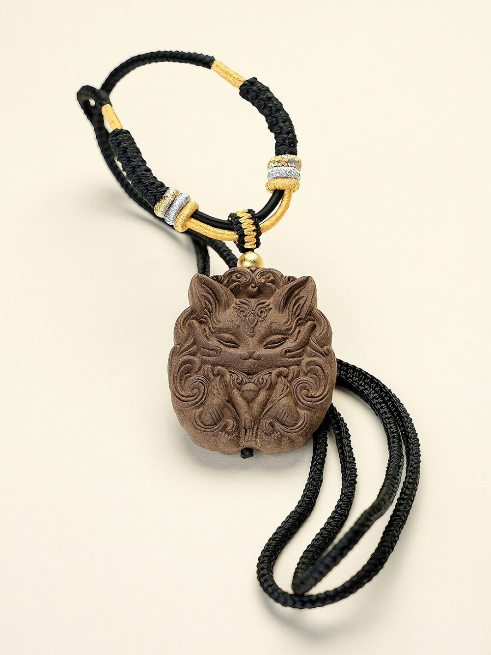 【 Lucky Fox 】 The energy necklace with herbal essence and fragrant herbs intangible cultural heritage