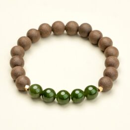【green jade】Herbal essence medicine fragrant Chinese medicine energy bracelet intangible cultural heritage