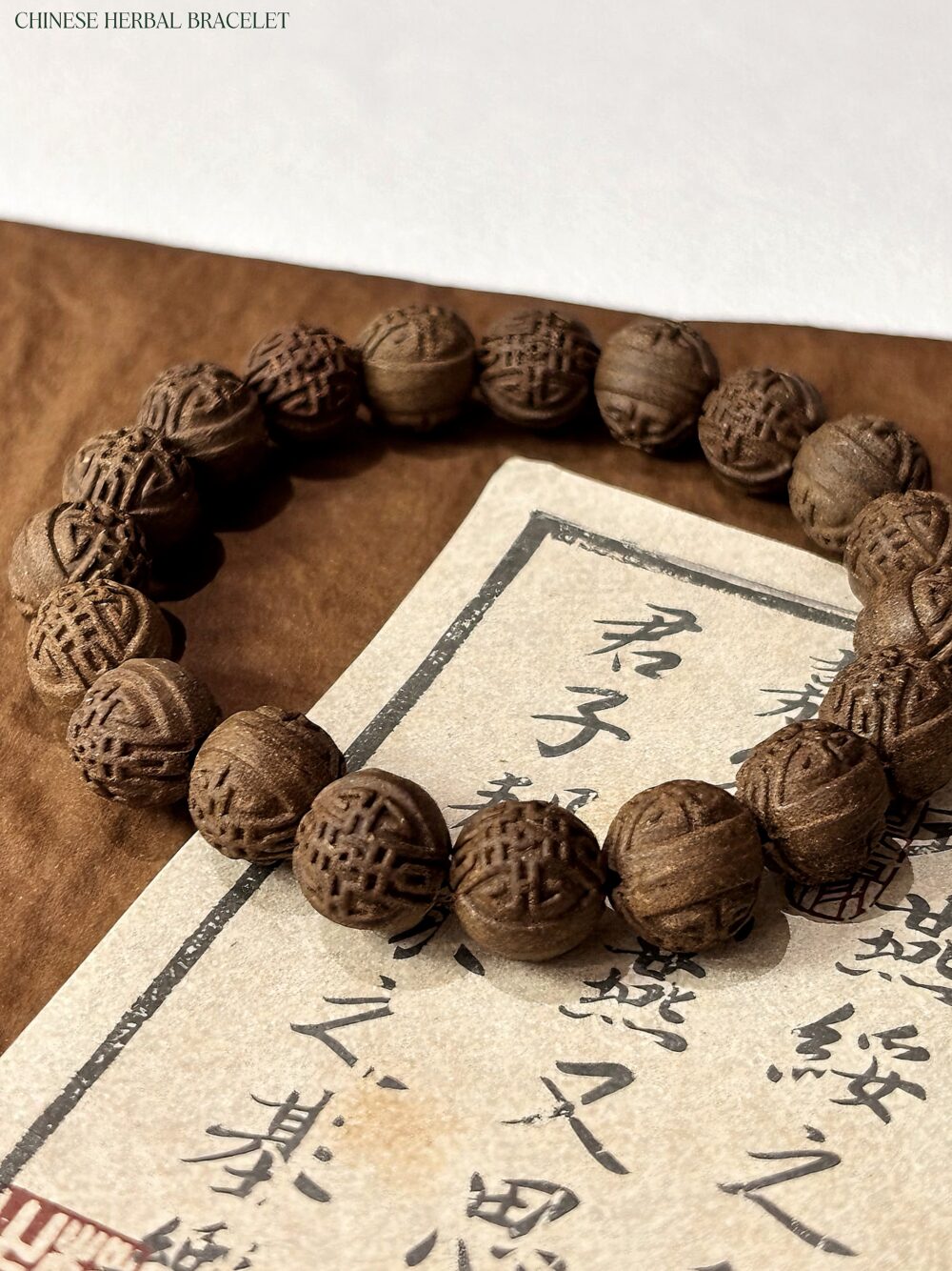 【raw material】Herbal essence medicine fragrant Chinese medicine energy bracelet intangible cultural heritage - Image 4
