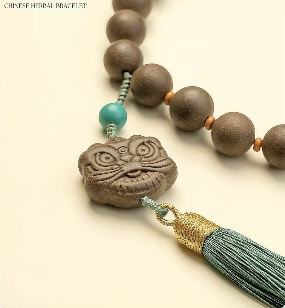 【lion's eye】Herbal essence medicine fragrant Chinese medicine energy bracelet intangible cultural heritage - Image 3