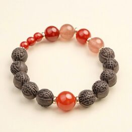 【red flame】Herbal essence medicine fragrant Chinese medicine energy bracelet intangible cultural heritage