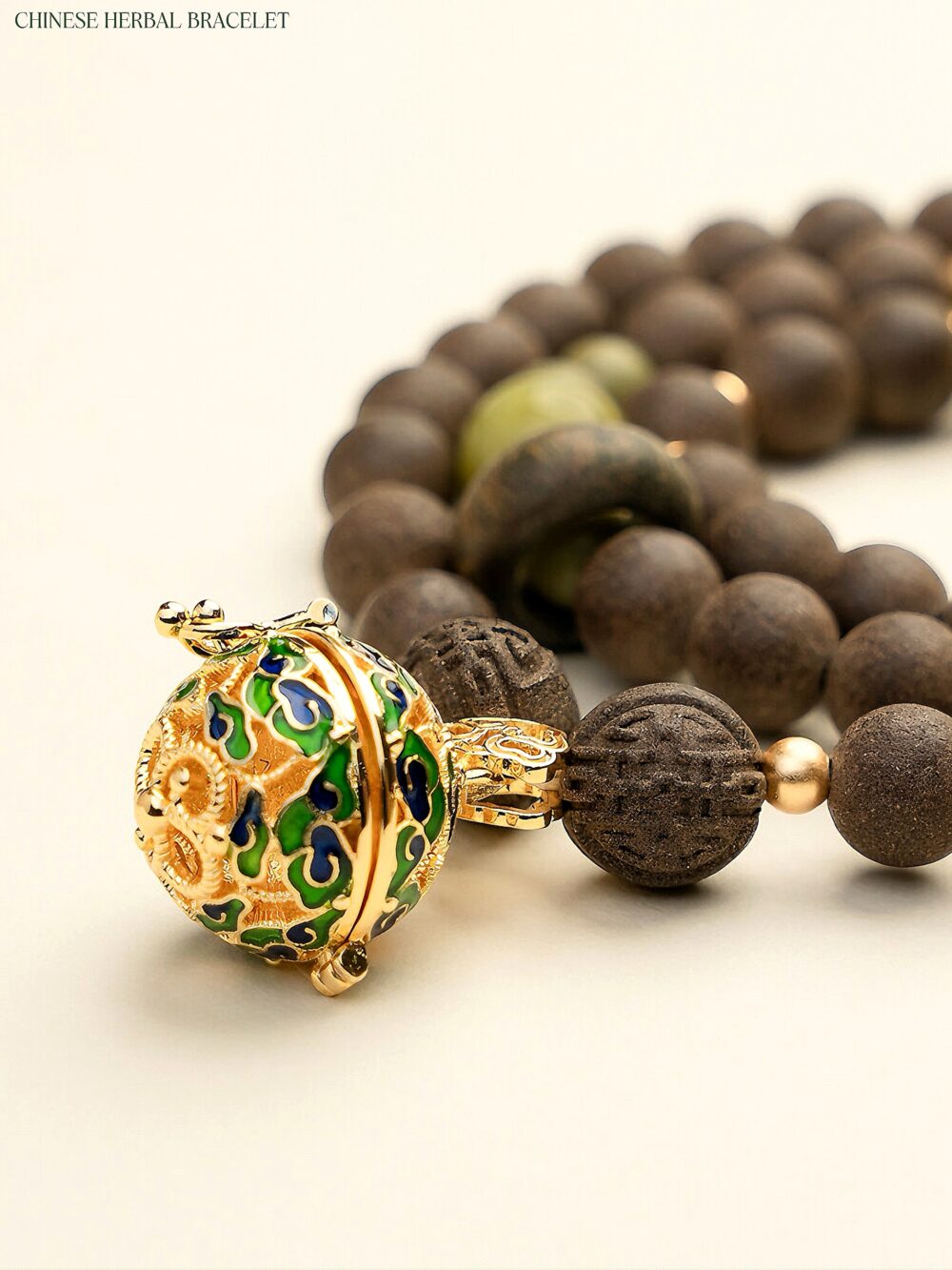 【Mo Yufang】Herbal essence medicine fragrant Chinese medicine energy bracelet intangible cultural heritage - Image 2