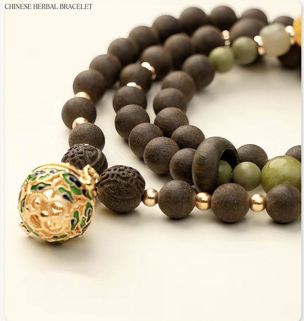 【Mo Yufang】Herbal essence medicine fragrant Chinese medicine energy bracelet intangible cultural heritage - Image 4