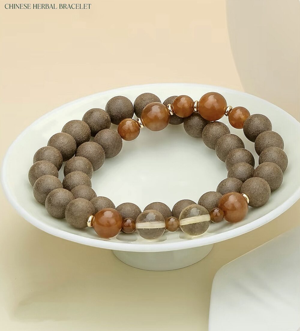 【Canggu Shuangquan】Herbal essence medicine fragrant Chinese medicine energy bracelet intangible cultural heritage - Image 2