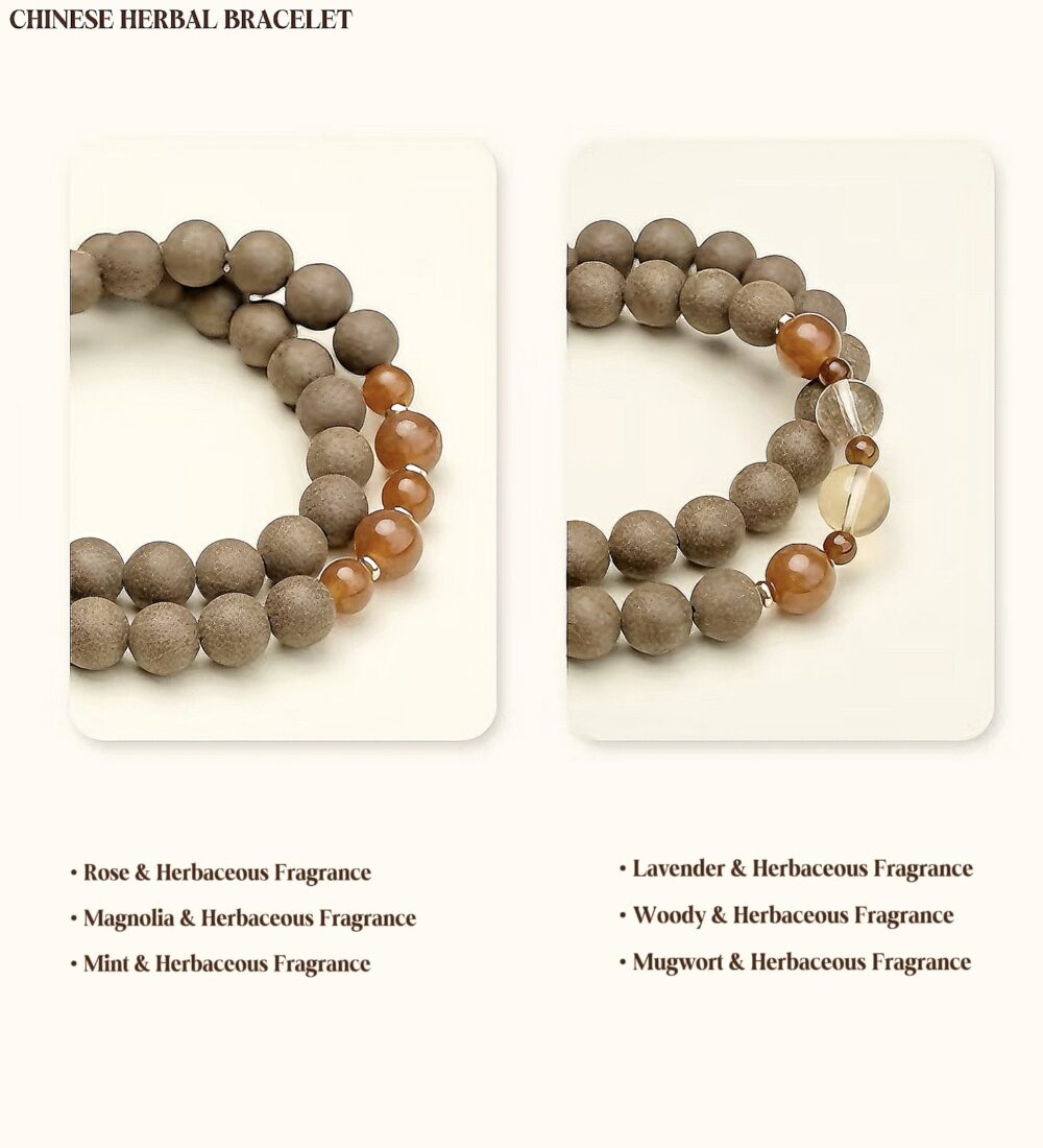 【Canggu Shuangquan】Herbal essence medicine fragrant Chinese medicine energy bracelet intangible cultural heritage - Image 4