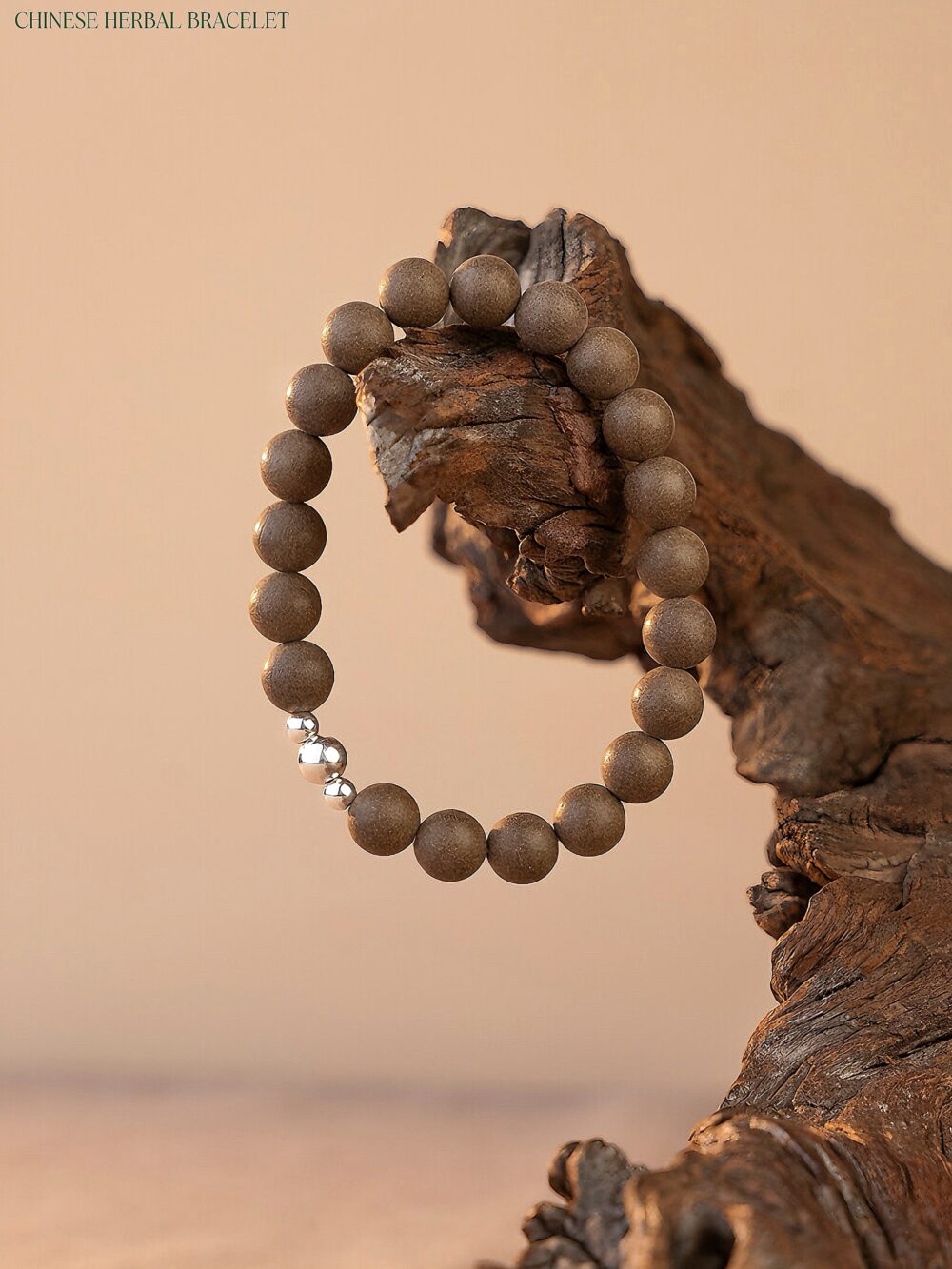 【Plain round bead】Herbal essence medicine fragrant Chinese medicine energy bracelet intangible cultural heritage - Image 2