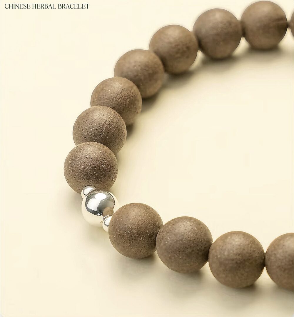 【Plain round bead】Herbal essence medicine fragrant Chinese medicine energy bracelet intangible cultural heritage - Image 3