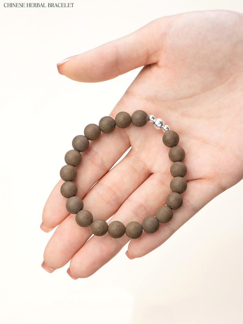 【Plain round bead】Herbal essence medicine fragrant Chinese medicine energy bracelet intangible cultural heritage - Image 4
