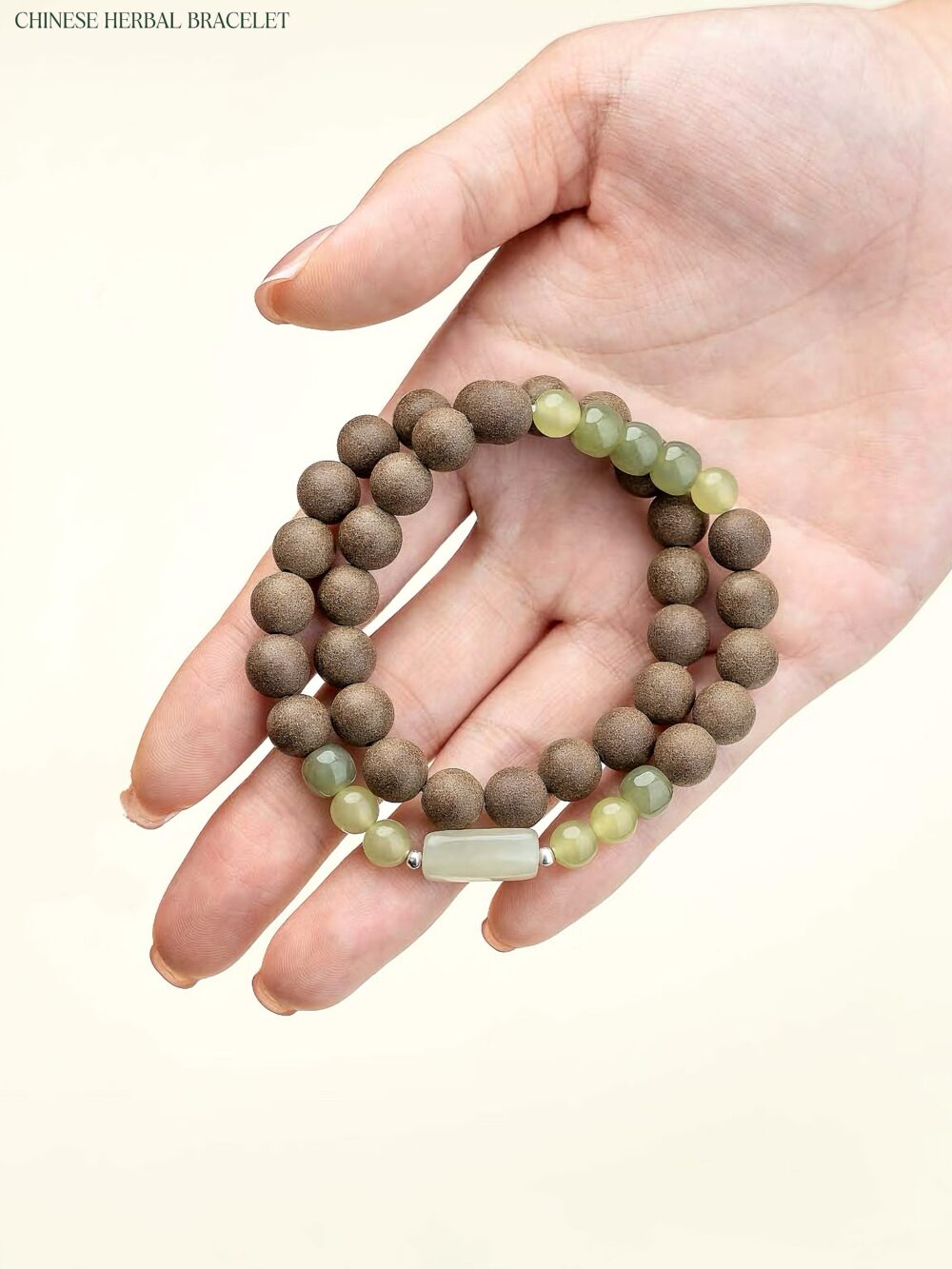 【Mingke Double Circle】Herbal essence medicine fragrant Chinese medicine energy bracelet intangible cultural heritage - Image 5