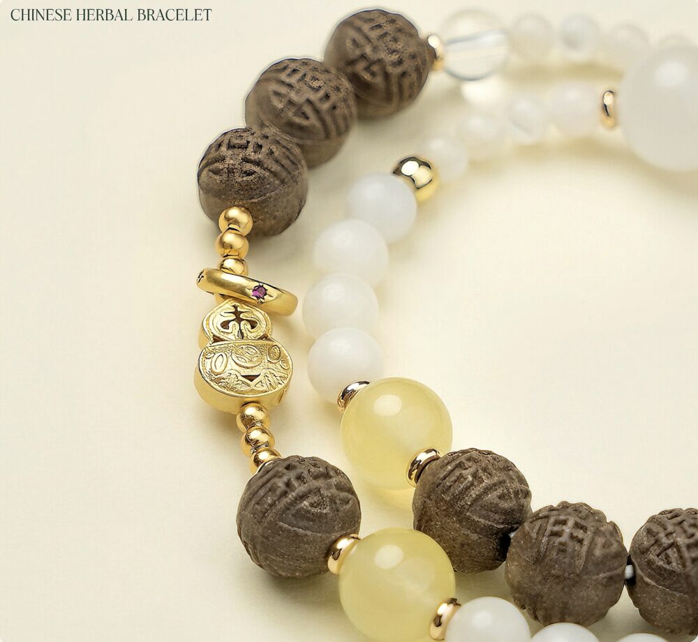 【Yurong】Herbal essence medicine fragrant Chinese medicine energy bracelet intangible cultural heritage - Image 2
