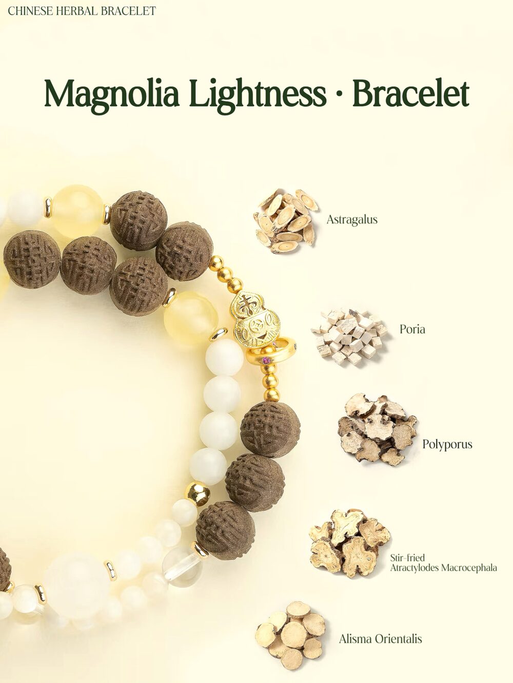 【Yurong】Herbal essence medicine fragrant Chinese medicine energy bracelet intangible cultural heritage - Image 5