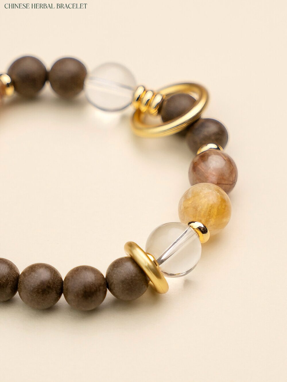 【fleeting life】Herbal essence medicine fragrant Chinese medicine energy bracelet intangible cultural heritage - Image 3