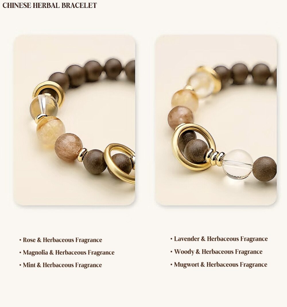【fleeting life】Herbal essence medicine fragrant Chinese medicine energy bracelet intangible cultural heritage - Image 5