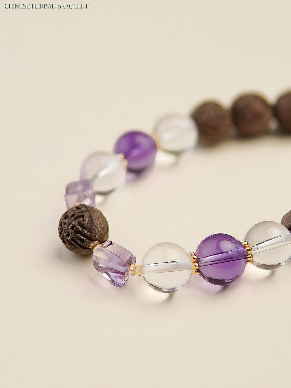 【Ziling】Herbal essence medicine fragrant Chinese medicine energy bracelet intangible cultural heritage - Image 3