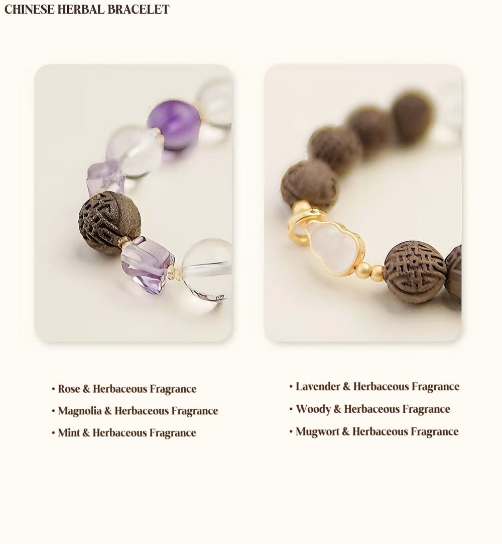 【Ziling】Herbal essence medicine fragrant Chinese medicine energy bracelet intangible cultural heritage - Image 5